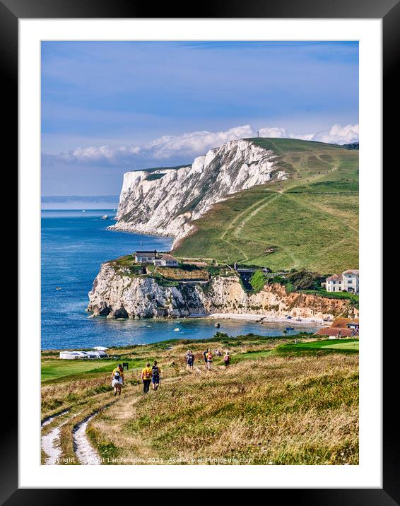Walk The Wight V Framed Mounted Print by Wight Landscapes