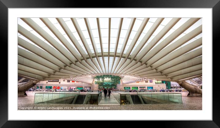 Oriente Station Entrance Framed Mounted Print by Wight Landscapes
