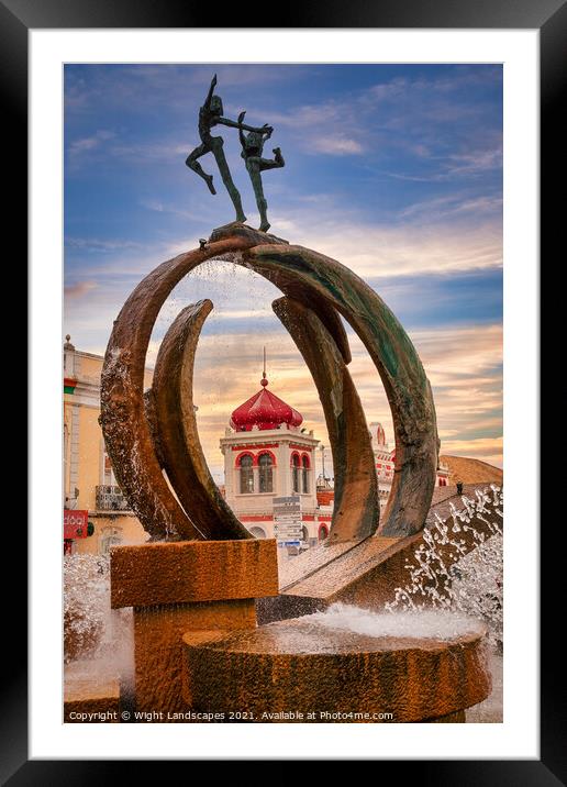 Loule Dancers Framed Mounted Print by Wight Landscapes