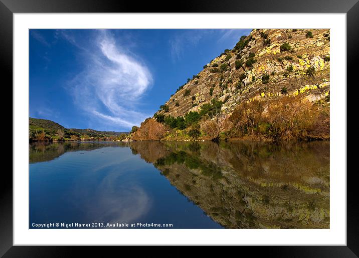 Time To Reflect Framed Mounted Print by Wight Landscapes
