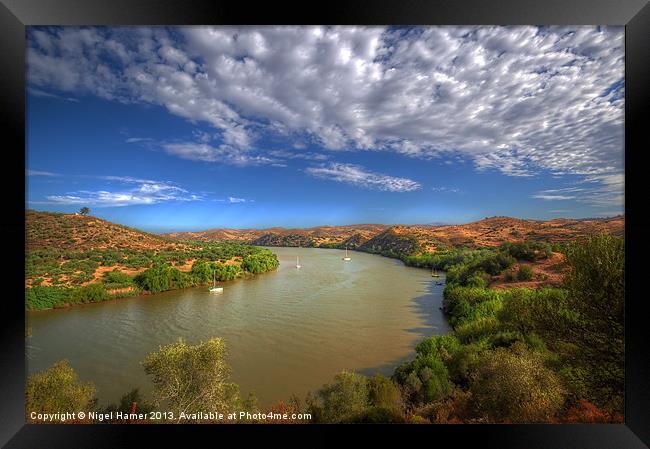 Rio Guadiana Framed Print by Wight Landscapes