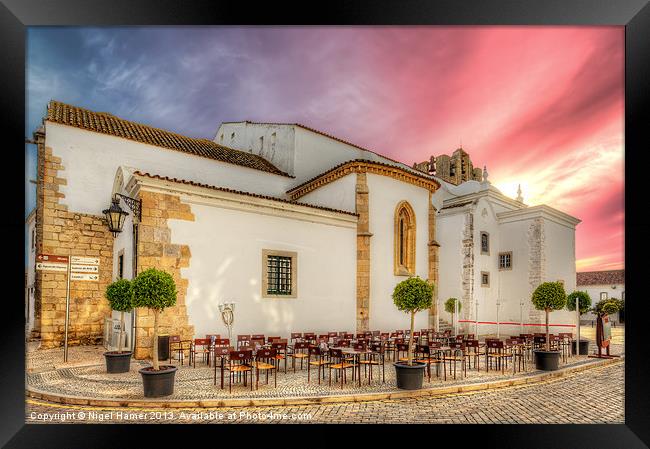 Cathedral Cafe Framed Print by Wight Landscapes