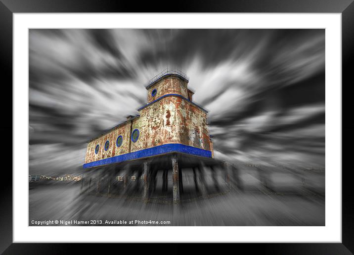 Fuseta Lifeboat Station Framed Mounted Print by Wight Landscapes