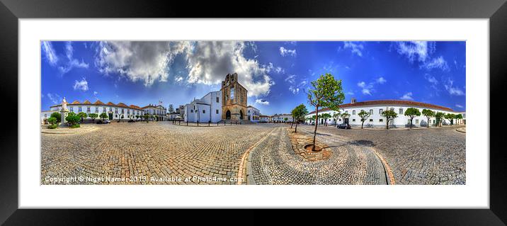 Faro 360 Panorama Framed Mounted Print by Wight Landscapes