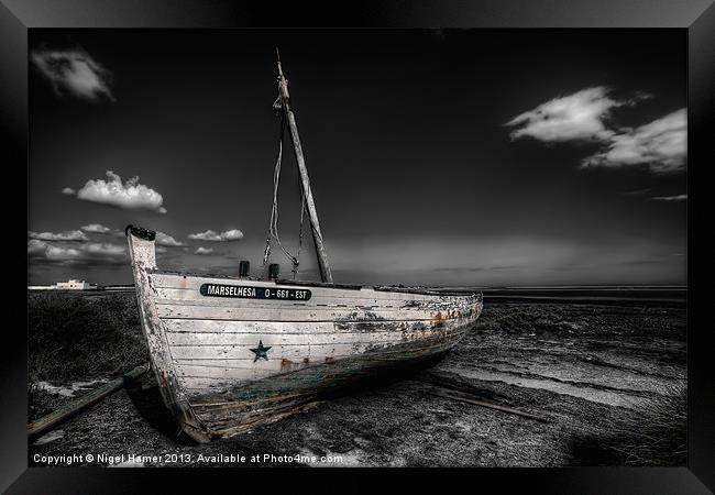 Tuna Fishing Boat Framed Print by Wight Landscapes