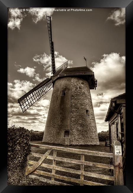 Bembridge Windmill Framed Print by Wight Landscapes