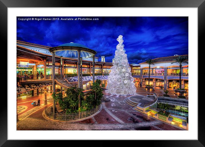 Christmas Shopping Framed Mounted Print by Wight Landscapes