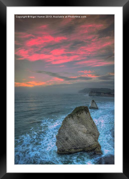 Freshwater Bay Framed Mounted Print by Wight Landscapes
