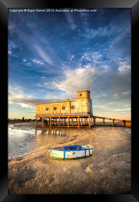 The Lifeboat #2 Framed Print by Wight Landscapes