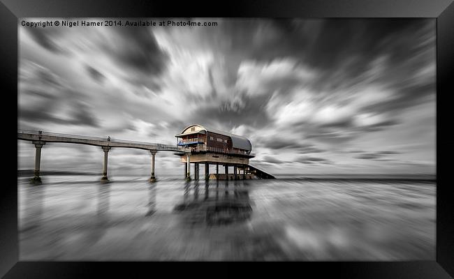 Bembridge Lifeboat Station Zoom Framed Print by Wight Landscapes