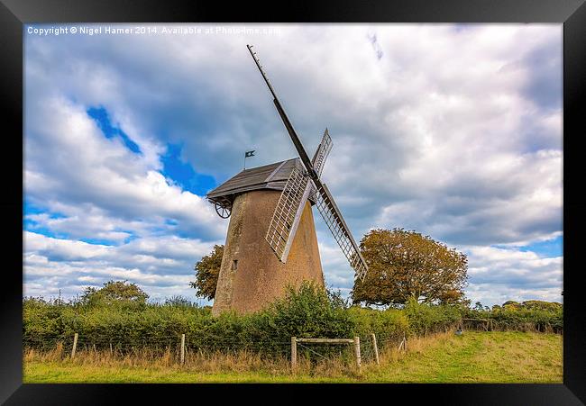 Bembridge Windmill #2 Framed Print by Wight Landscapes