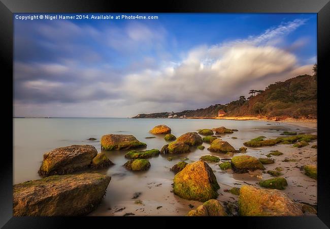 Totland Bay IOW  Framed Print by Wight Landscapes