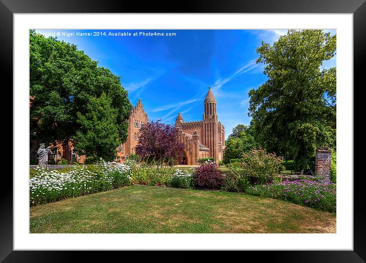 Quarr Abbey #3 Framed Mounted Print by Wight Landscapes
