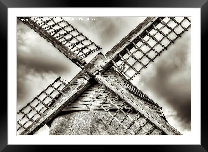 Bembridge Windmill #5 Framed Mounted Print by Wight Landscapes