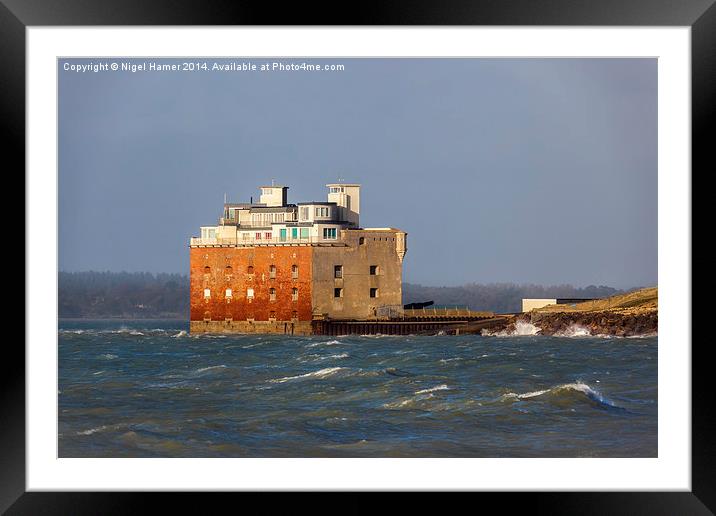 Fort Albert Framed Mounted Print by Wight Landscapes