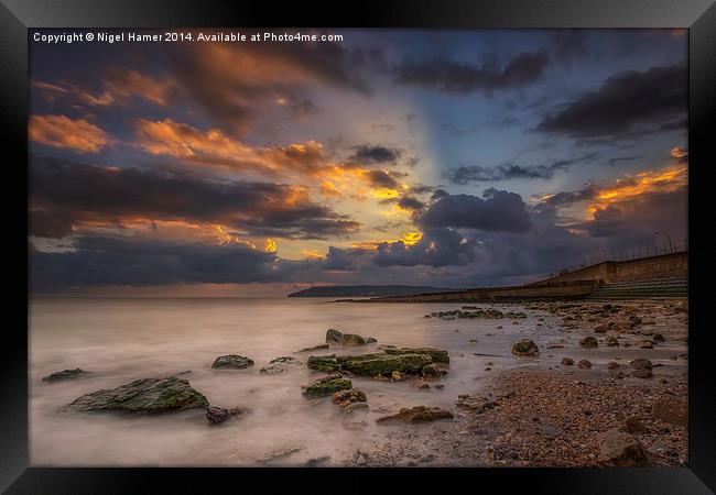 Yaverland Beach Framed Print by Wight Landscapes
