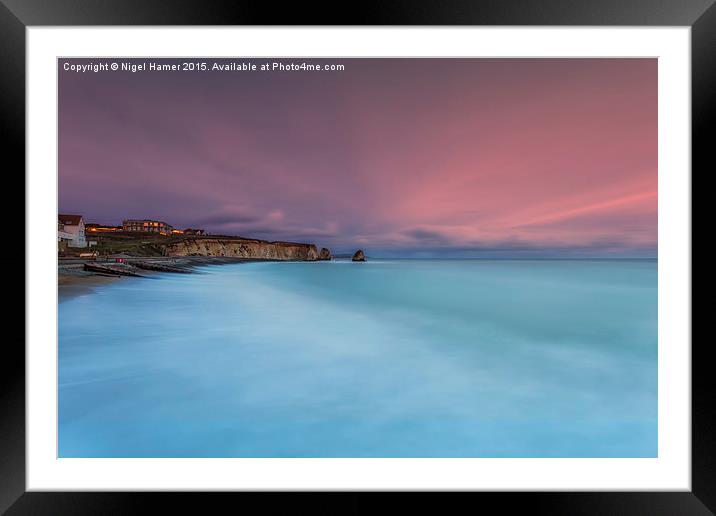 Freshwater Bay Framed Mounted Print by Wight Landscapes