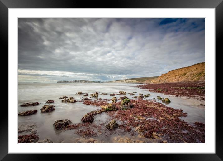 Compton Bay Framed Mounted Print by Wight Landscapes