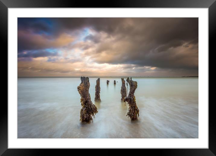 Ryde House Jetty Framed Mounted Print by Wight Landscapes