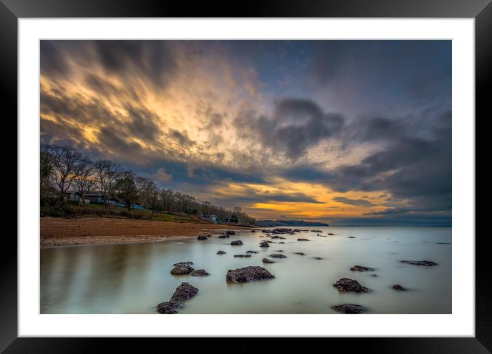 Woodside Bay Retreat Framed Mounted Print by Wight Landscapes