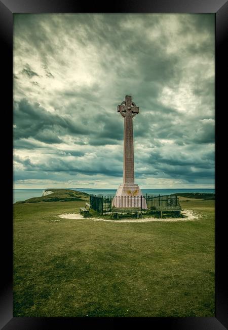 Tennyson Monument IOW Framed Print by Wight Landscapes