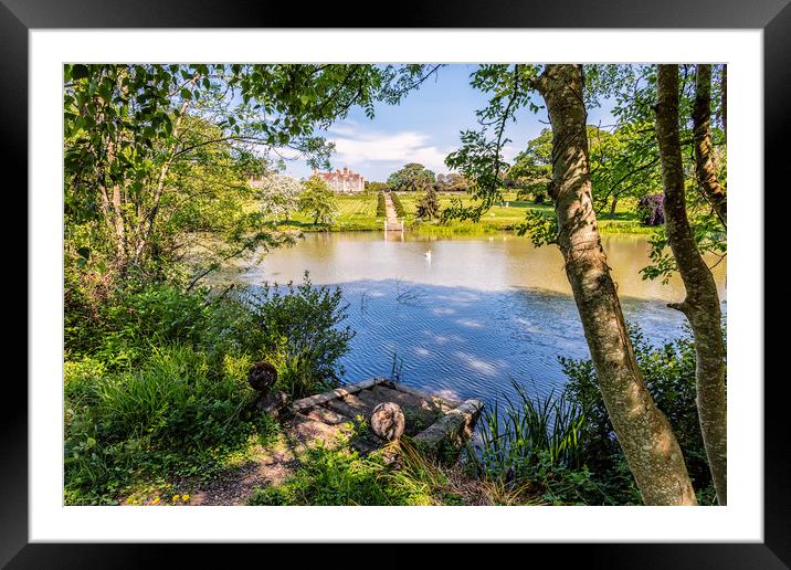 The Lower Lake Framed Mounted Print by Wight Landscapes