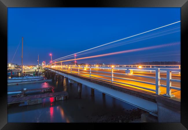 Yarmouth Swing Bridge Framed Print by Wight Landscapes