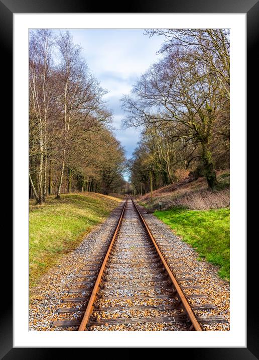 Isle Of Wight Steam Railway Framed Mounted Print by Wight Landscapes