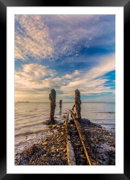 End Of The Line Ryde Isle Of Wight Framed Mounted Print by Wight Landscapes