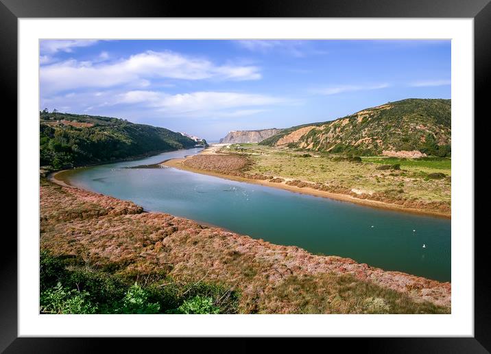 Praia de Odeceixe Framed Mounted Print by Wight Landscapes