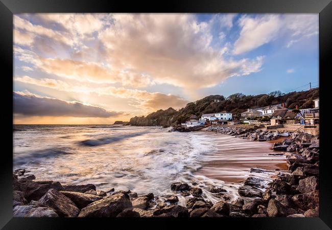 Steephill Cove Ventnor Framed Print by Wight Landscapes