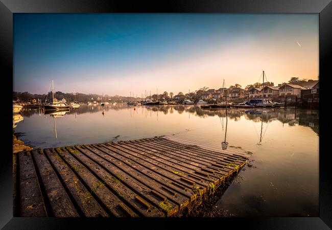 Wootton Creek Framed Print by Wight Landscapes