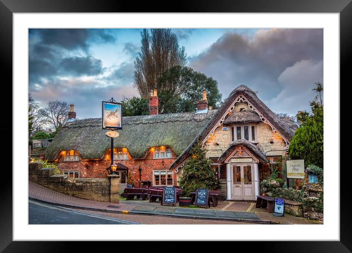The Crab Inn Shanklin Framed Mounted Print by Wight Landscapes