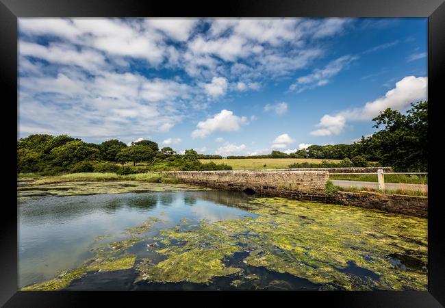 The Causeway Newtown Isle Of Wight Framed Print by Wight Landscapes