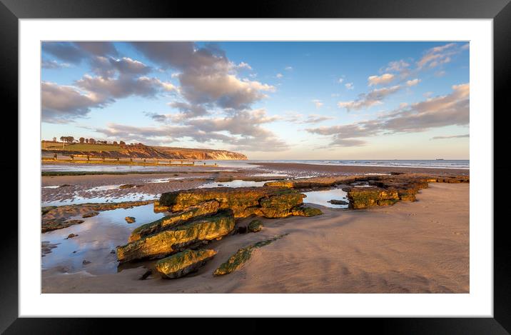 Yaverland Beach Isle Of Wight Framed Mounted Print by Wight Landscapes