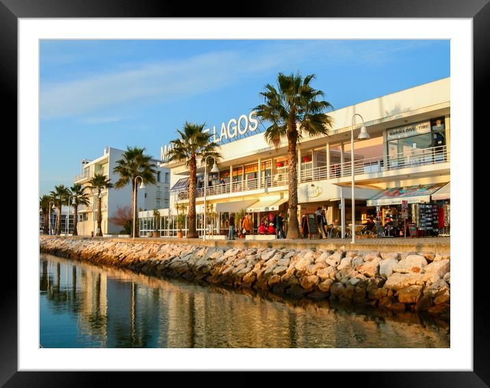 Lagos Marina Algarve Portugal Framed Mounted Print by Wight Landscapes