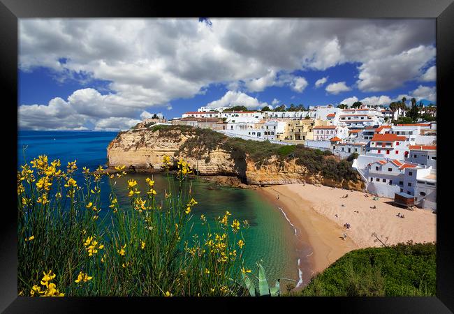 Carvoeiro Algarve Portugal Framed Print by Wight Landscapes