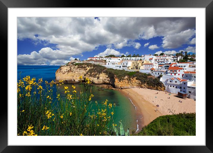 Carvoeiro Algarve Portugal Framed Mounted Print by Wight Landscapes