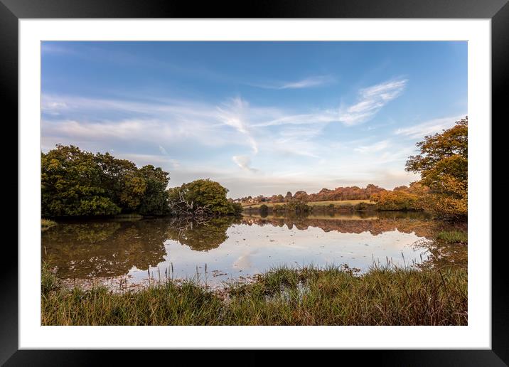 The Old Mill Pond Wootton Bridge Isle Of Wight Framed Mounted Print by Wight Landscapes