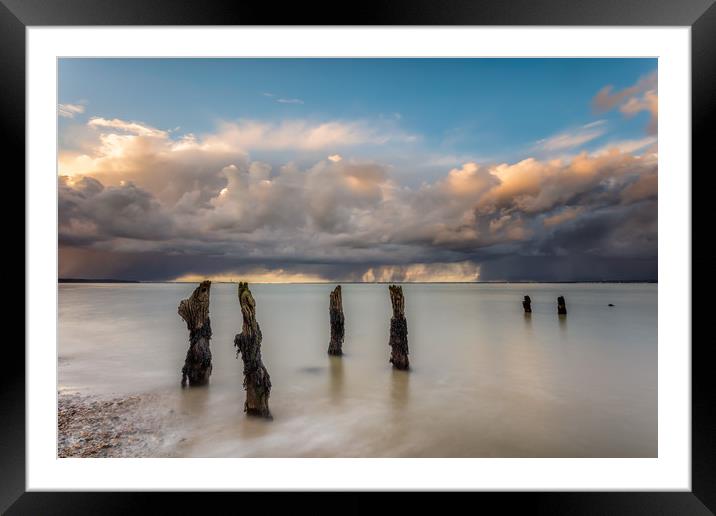 Western Beach Ryde Isle Of Wight Framed Mounted Print by Wight Landscapes