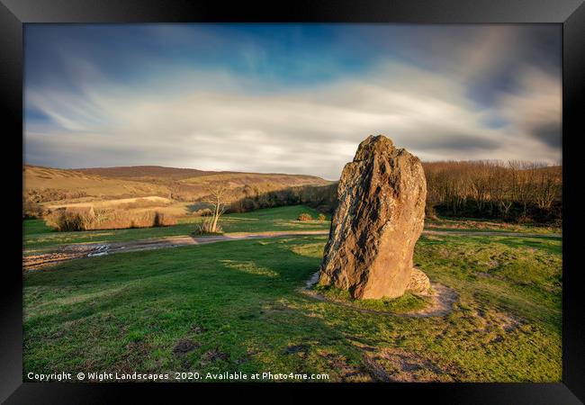 The Longstone Framed Print by Wight Landscapes