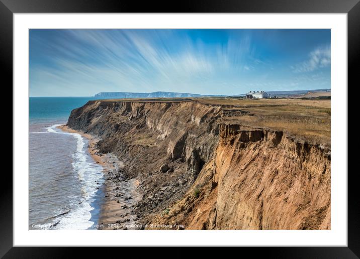 Path To Atherfied Point Framed Mounted Print by Wight Landscapes