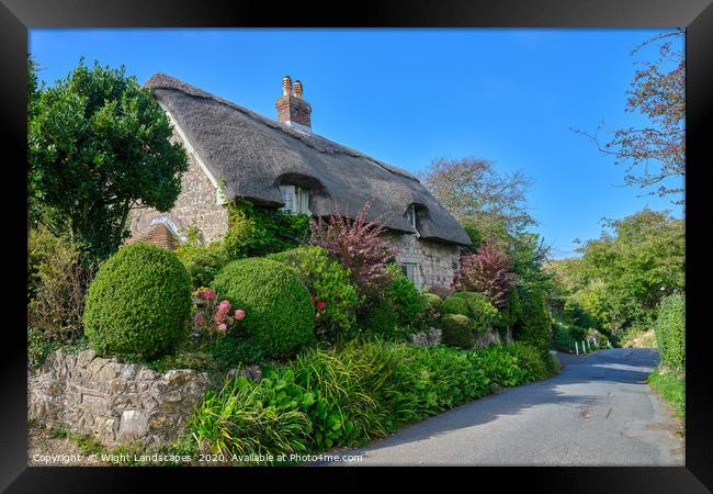 Godshill Cottage IOW Framed Print by Wight Landscapes