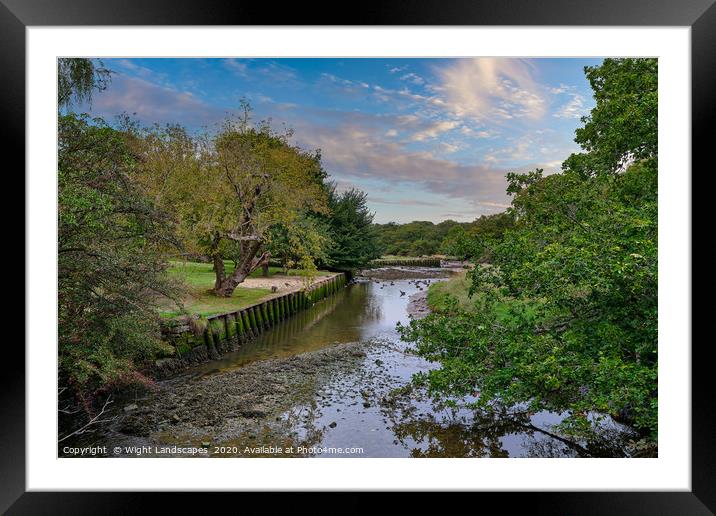 Shalfleet Below The Mill Framed Mounted Print by Wight Landscapes