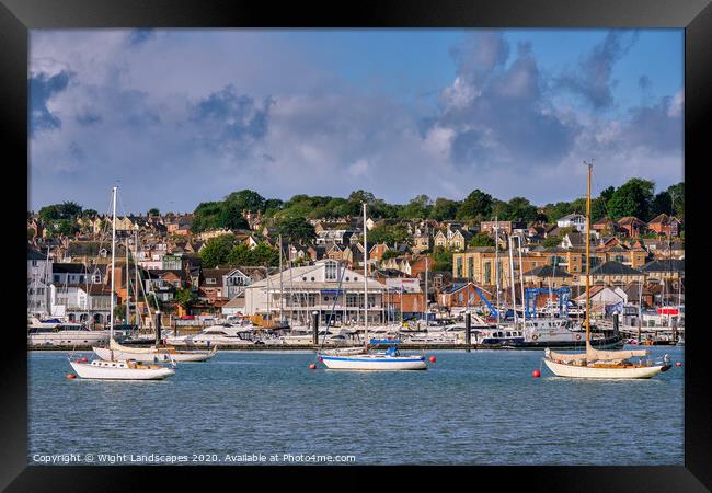 Cowes Yacht Haven Framed Print by Wight Landscapes