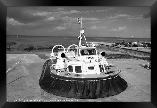 Freedom 90 Hovercraft Framed Print by Wight Landscapes