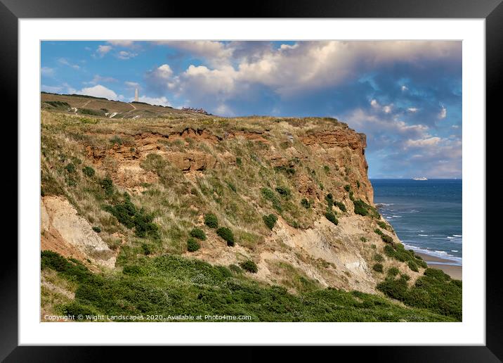 Culver Down Isle Of Wight Framed Mounted Print by Wight Landscapes