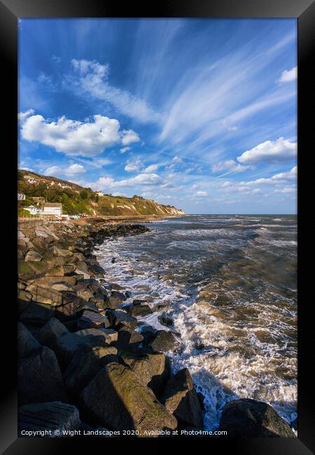 Wheelers Bay Ventnor Framed Print by Wight Landscapes