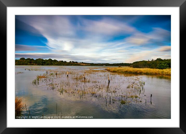 Clamerkin Brook Framed Mounted Print by Wight Landscapes