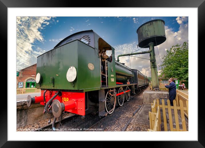 Hunslet ‘Austerity’ WD198 ‘Royal Engineer’ Framed Mounted Print by Wight Landscapes